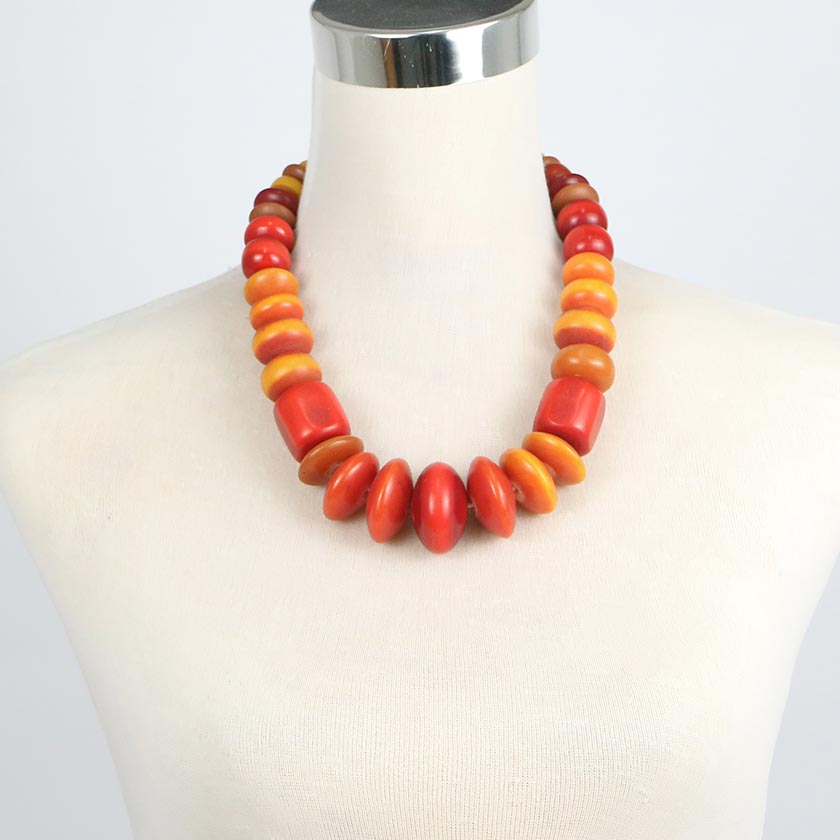 NECKLACE AMBER STYLE CHOKER
