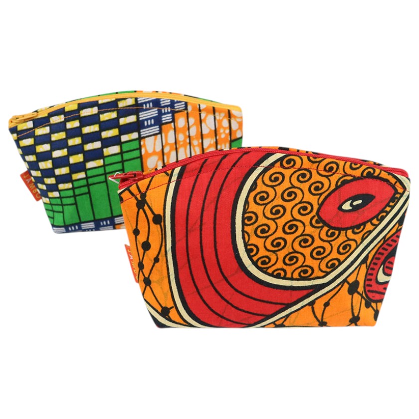 CHITENGE MAKE UP BAGS