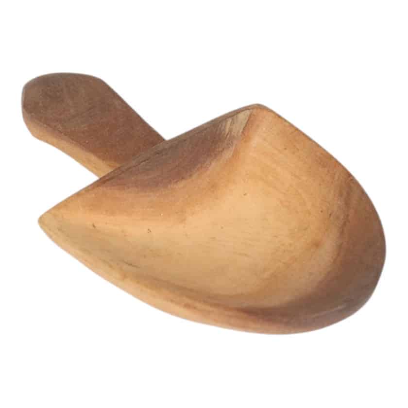 WOOD SPOONS DIPPER 6"