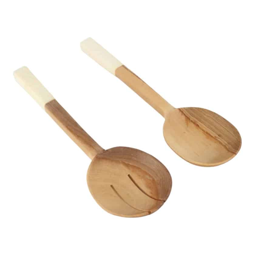 BONE/WOOD SALAD SERVER