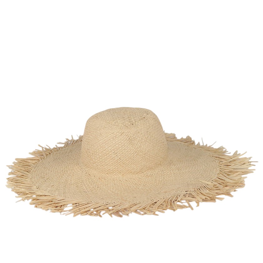 RAFFIA HATS LADIES MEXICAN STYLE FRILL