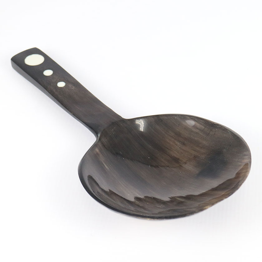 HORN SPOONS RICE INLAY BONE