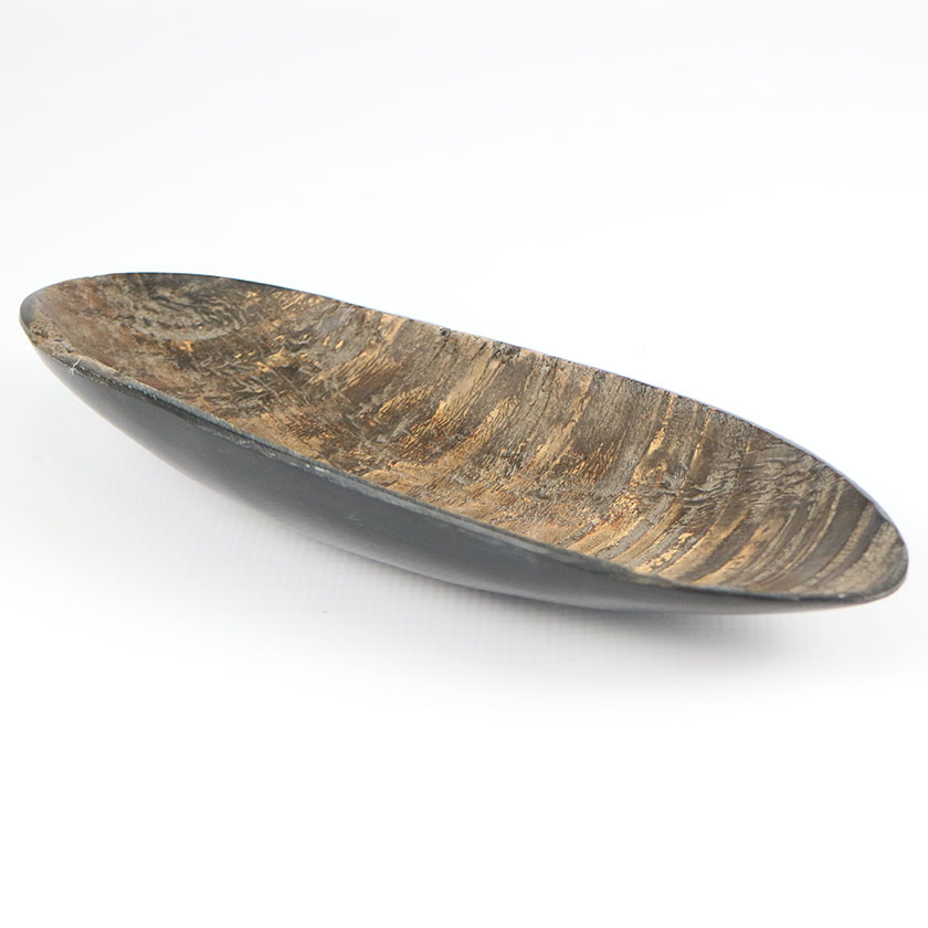 HORN OVAL DISH LARGE WATER BUFFALO