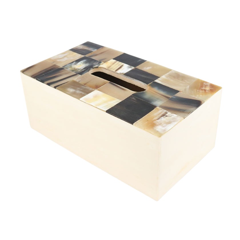 HORN/BONE TISSUE BOX COVER