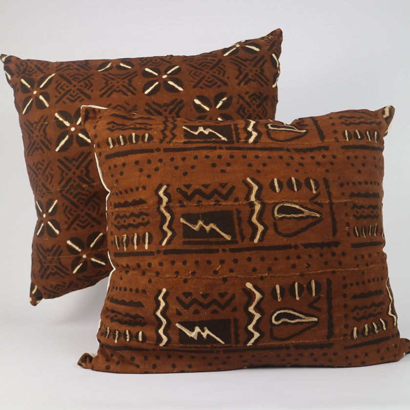 CUSHION BOGOLAN WITH INNER BROWN
