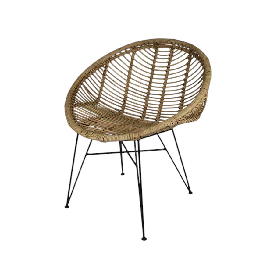 RT CHAIR ROUND NATURAL