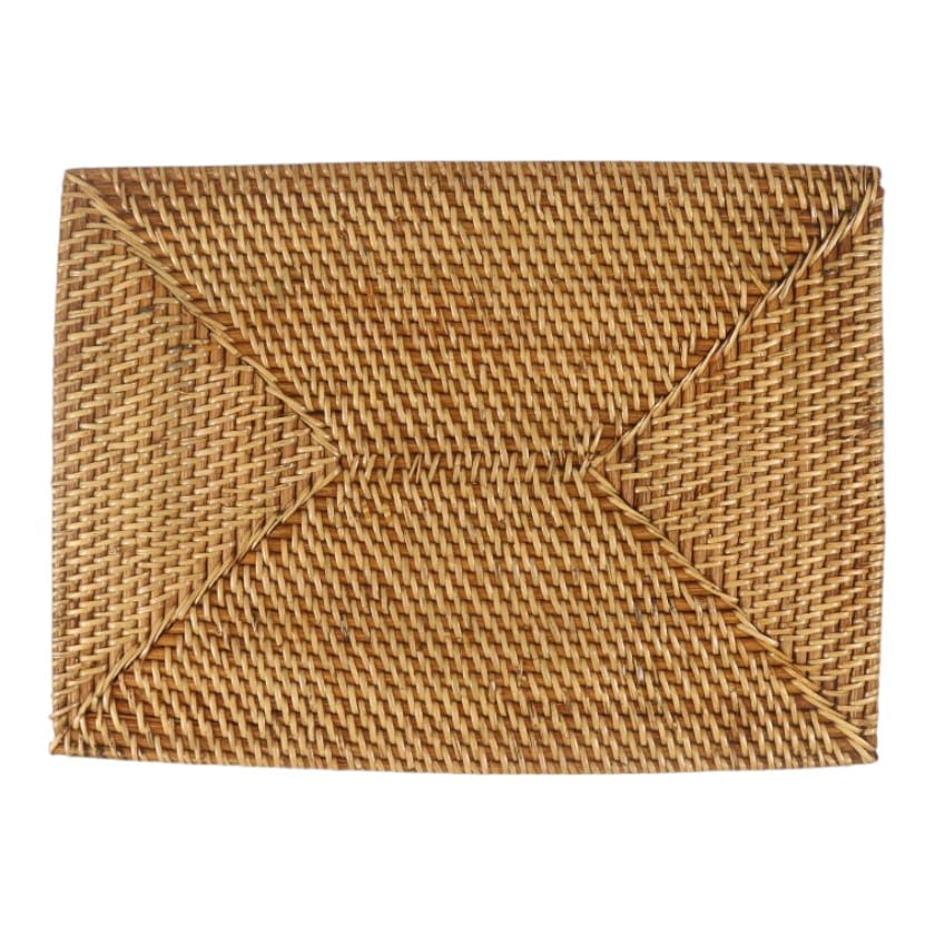 RATTAN PLACEMATS RECTANGULAR NATURAL