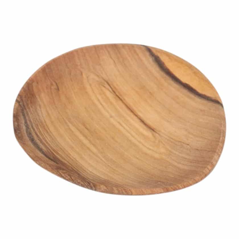WOOD PLATE DROPLET 4'