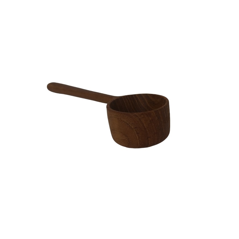 TEAK COFFEE SCOOP