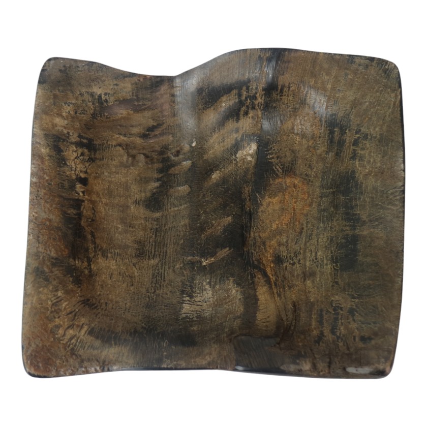 HORN BOWL ABSTRACT WATER BUFFALO