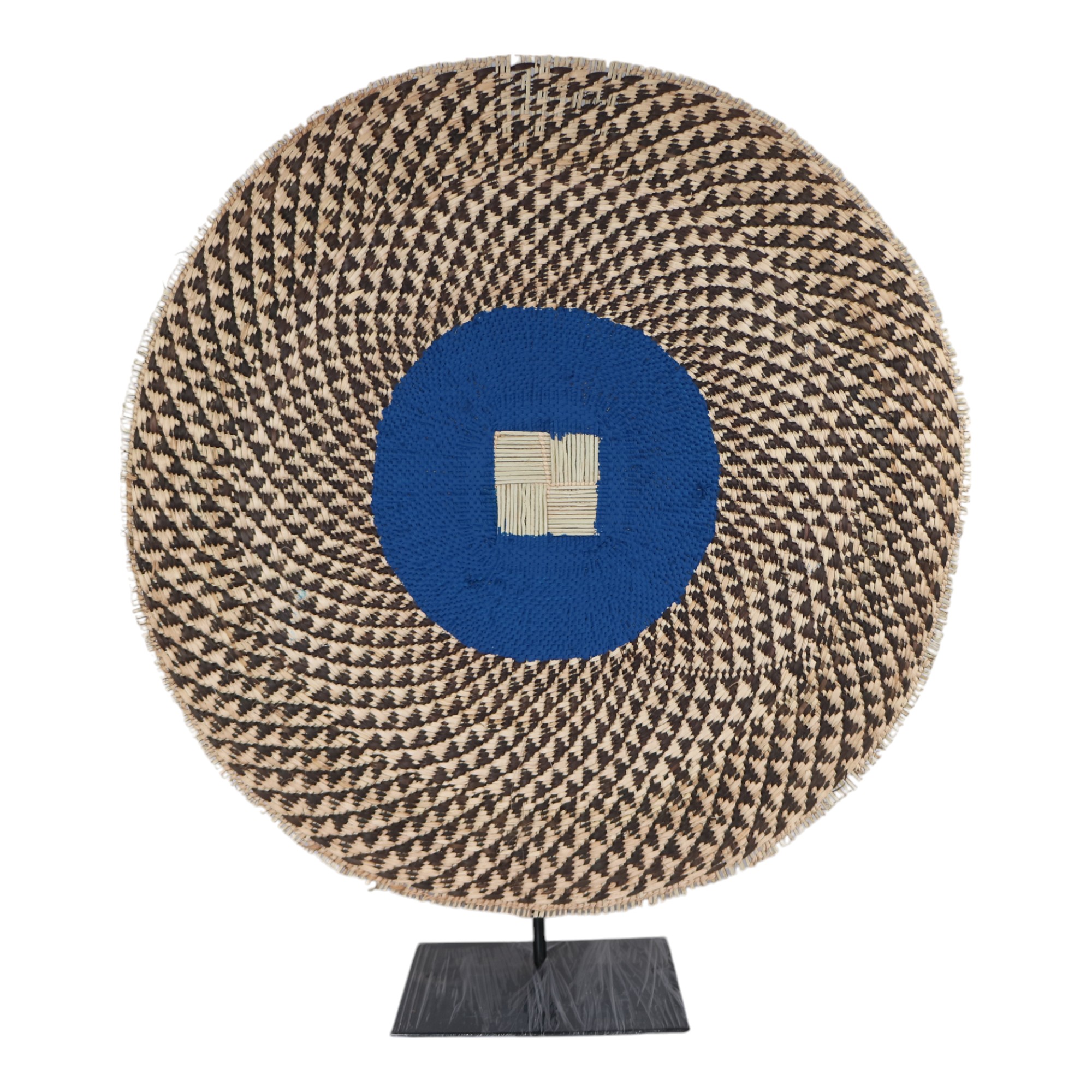 MBINGA BASKETS PATTERNED SPIKE INDIGO