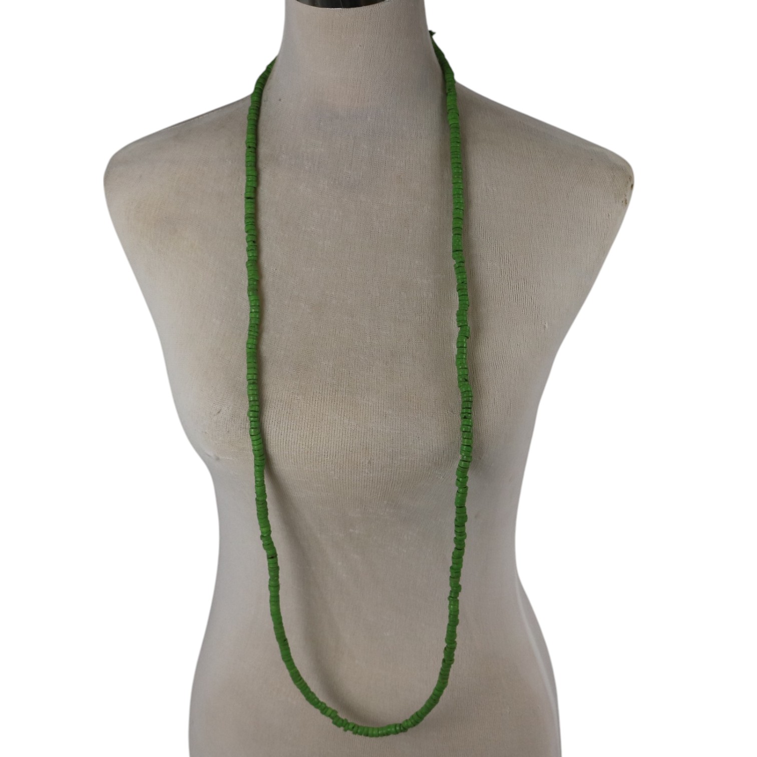 NECKLACE COCO STRING EMERALD GREEN