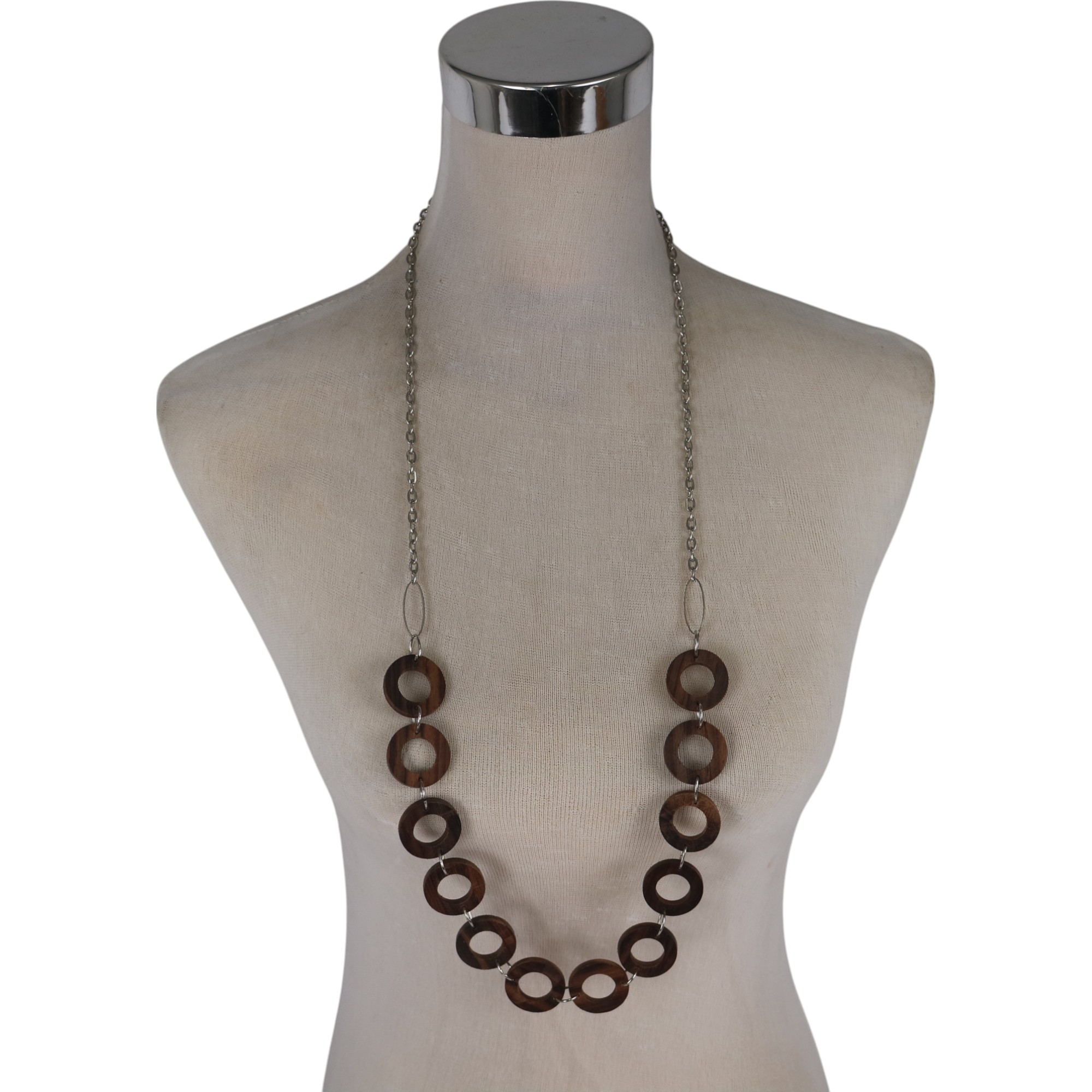 NECKLACE SONO RING WITH METAL SHORT