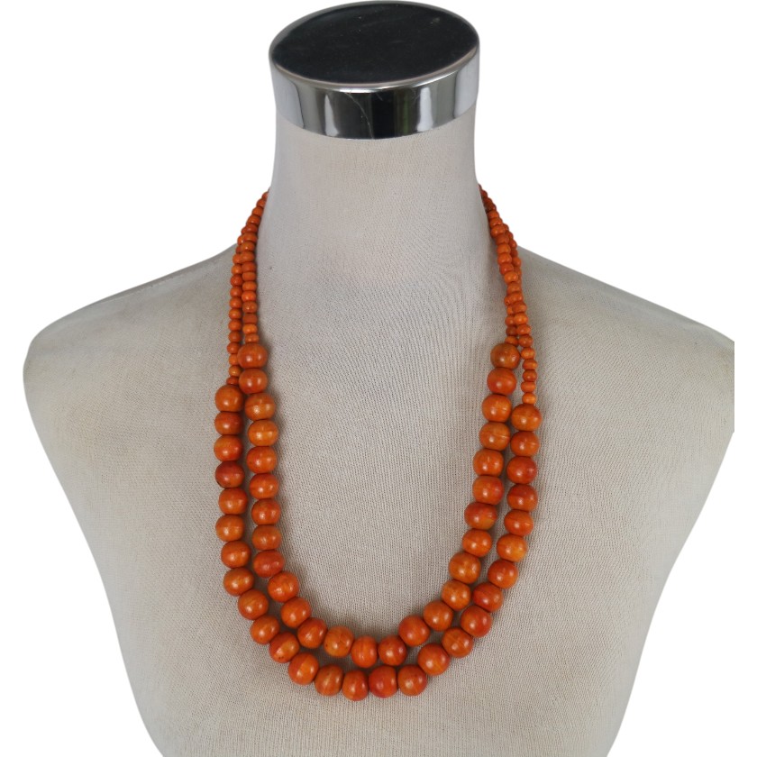 NECKLACE SONO COLOUR DOUBLE BALL