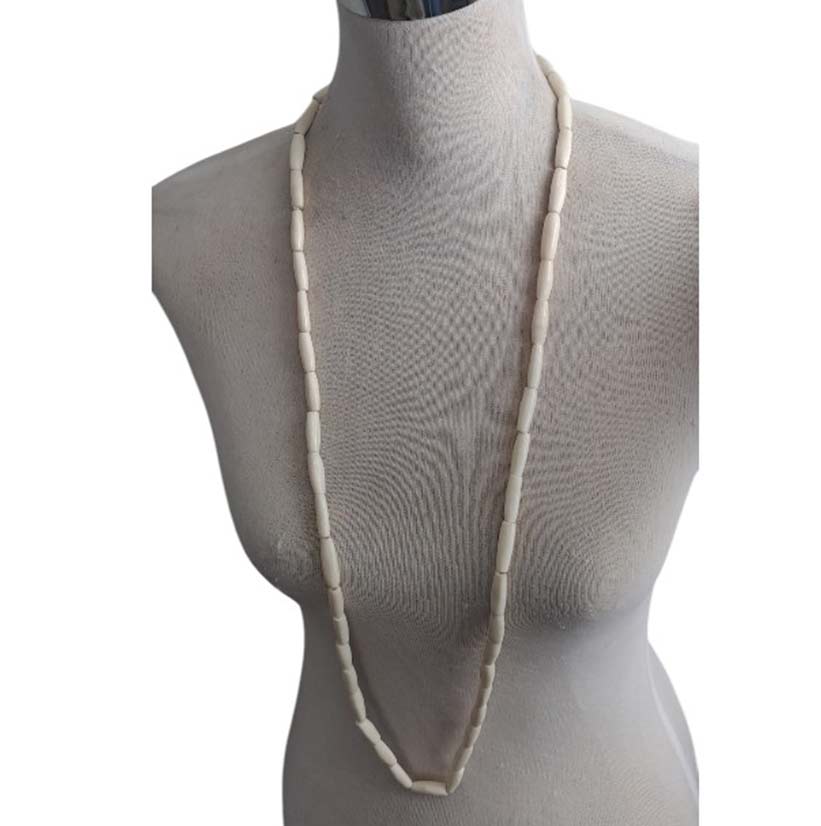 NECKLACE BONE PIPE NATURAL