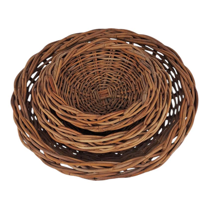 RT BREAD BASKET ROUND SET OF 3