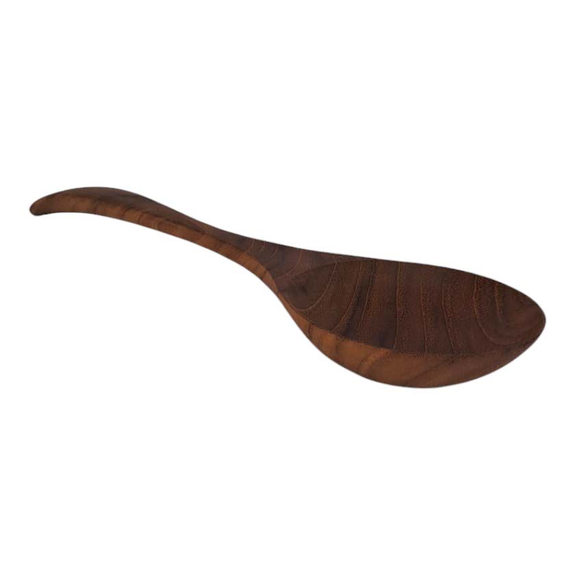 TEAK SCOOP CURVED DEEP