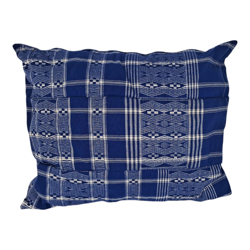 CUSHION IKAT BLUE COVER WITH INNER LARGE