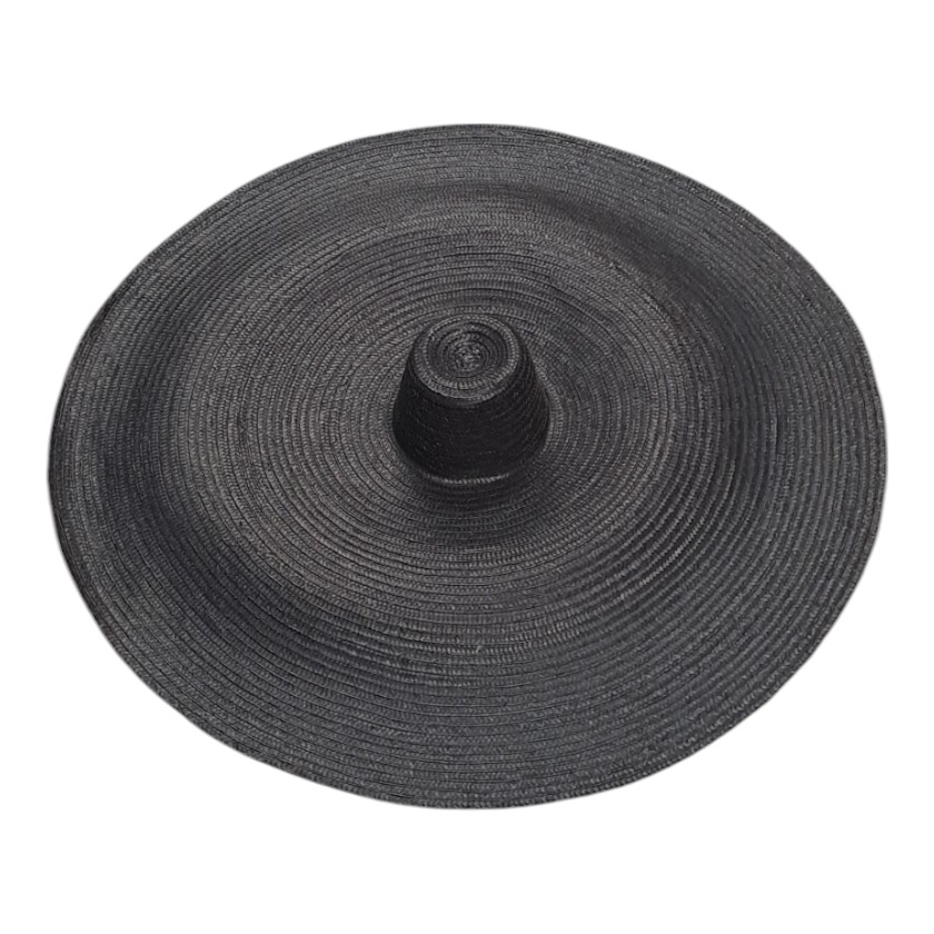 SOMBRERO HAT PLAIN BLACK XL