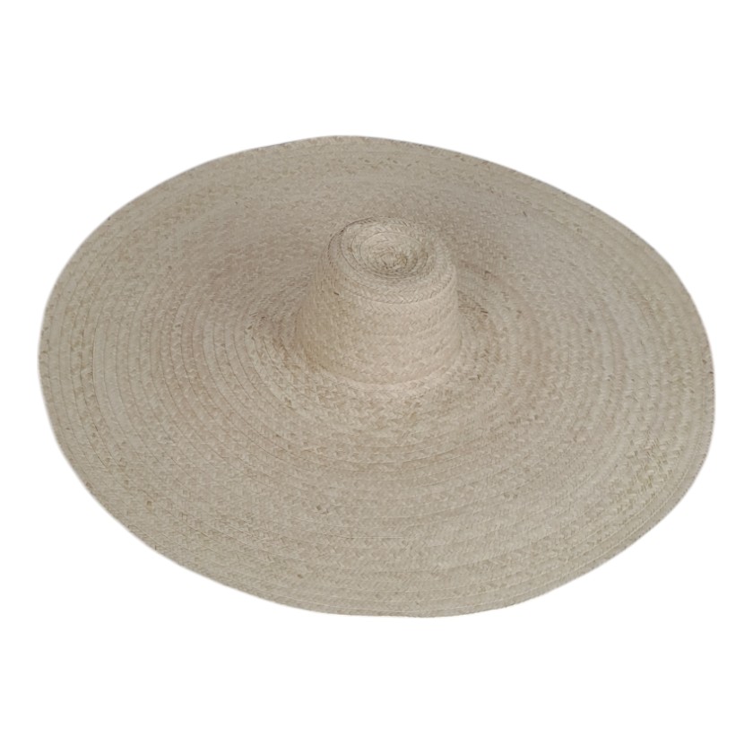 SOMBRERO HAT PLAIN NATURAL XL