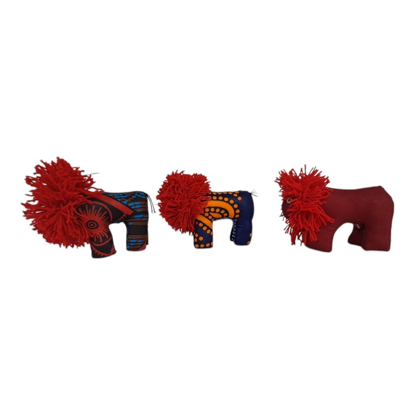 WAX PRINT LION ASSORTED
