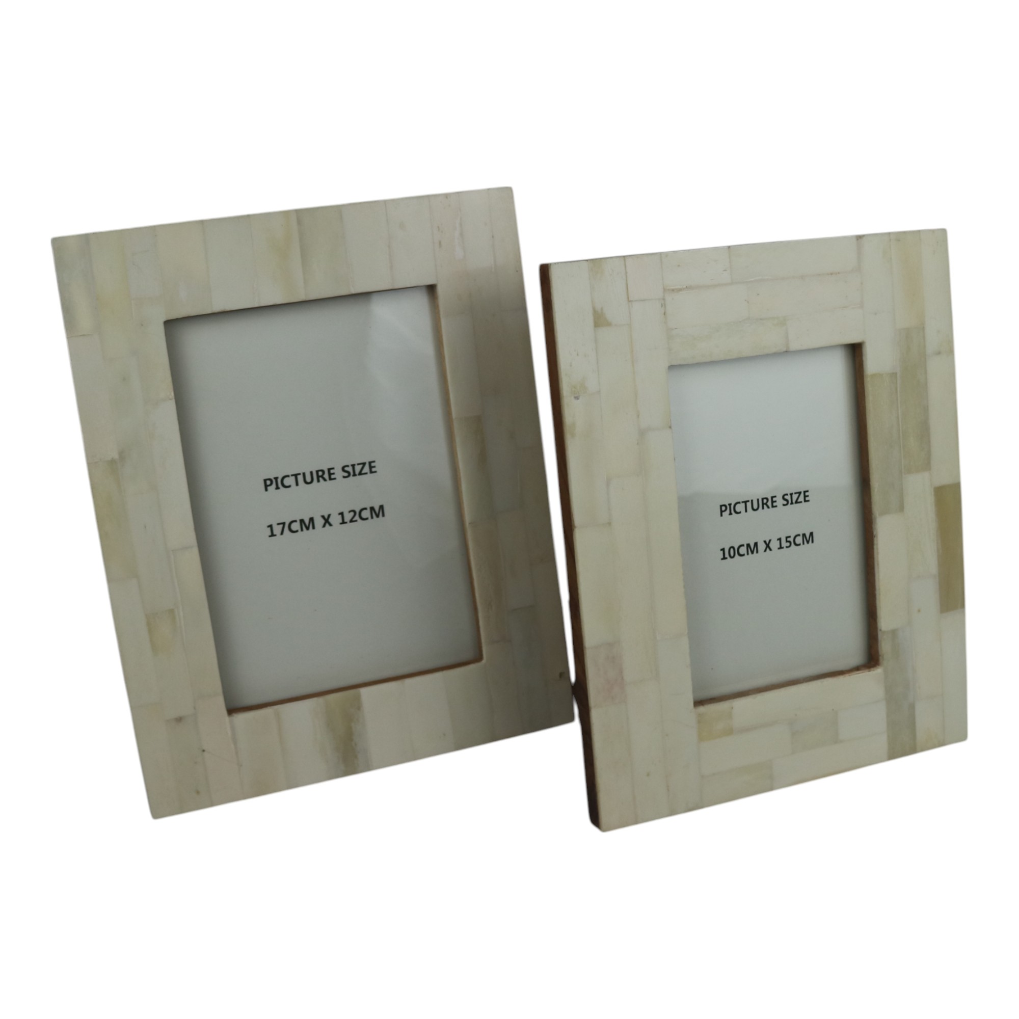BONE FRAME PLAIN INLAY WHITE