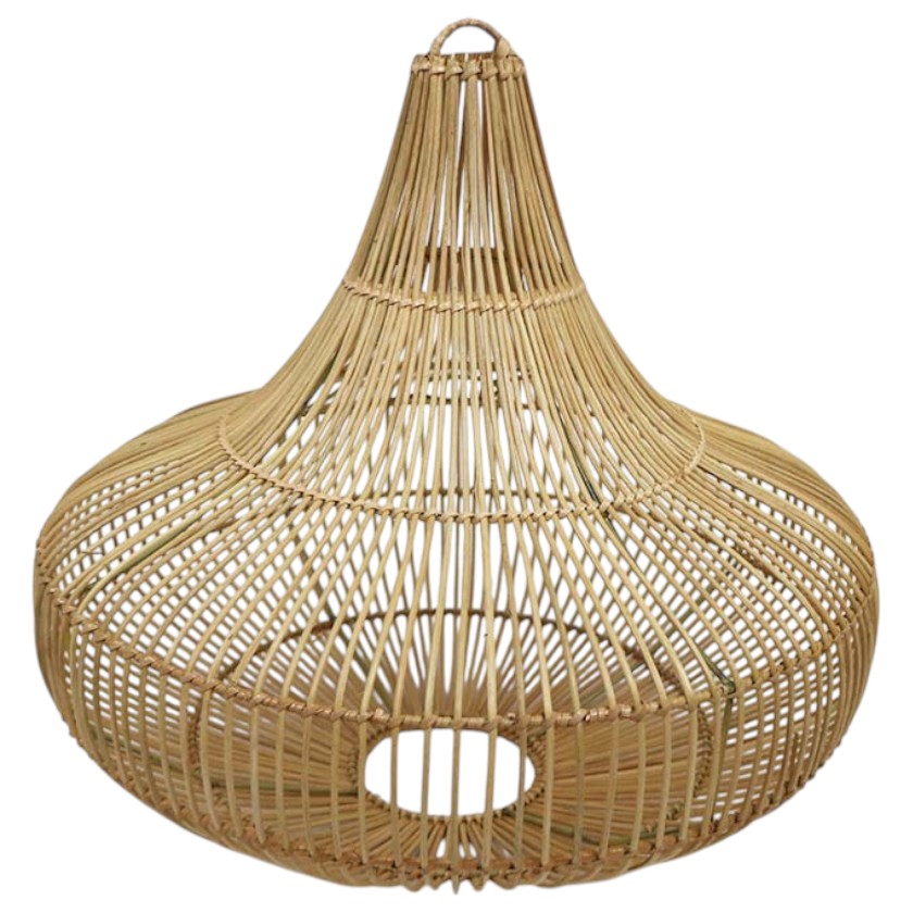 RATTAN LAMPSHADE GONG