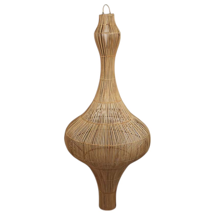 RATTAN LAMPSHADE PENDULUM