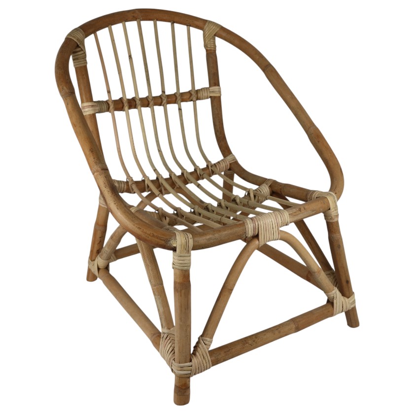 Rattan Thick kids Chair