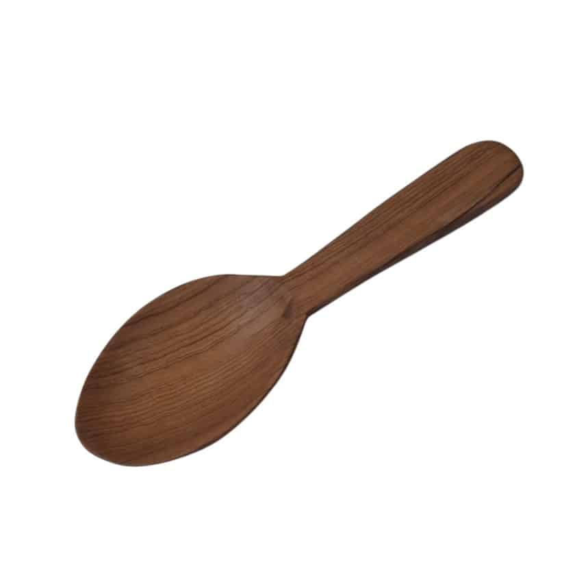 WOOD SPOONS SERVING OVAL